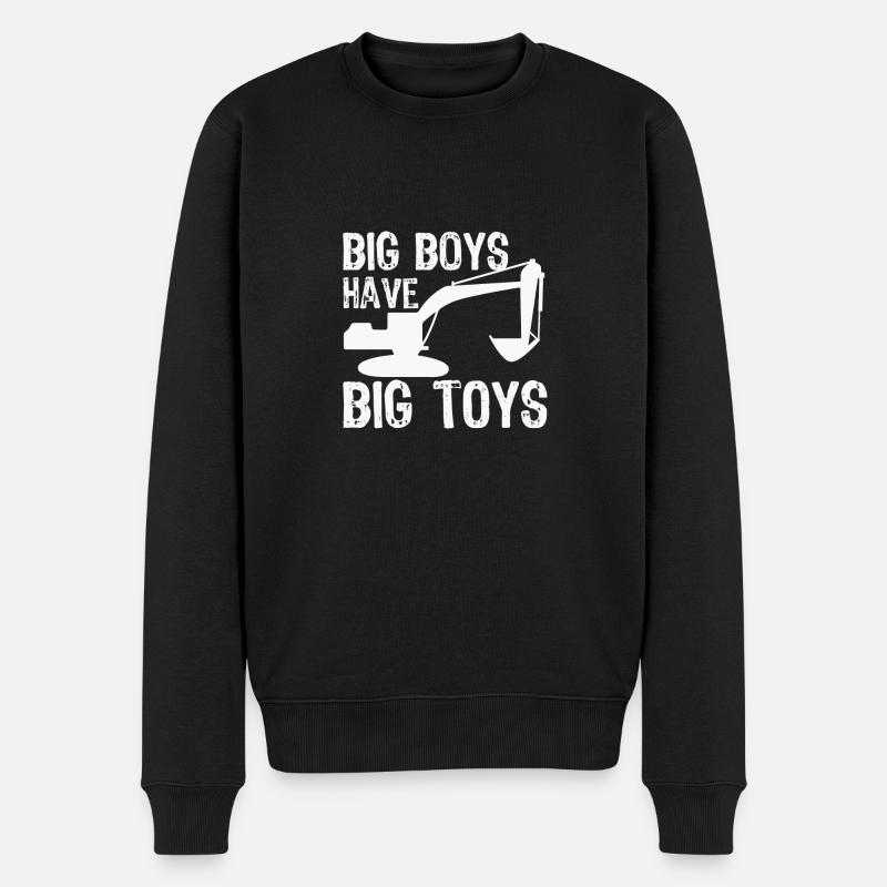 Pilote de pelle - Pull Premium bio Homme - noir