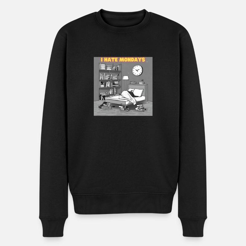 Morning grouch - Je déteste le montage - Pull Premium bio Homme - noir
