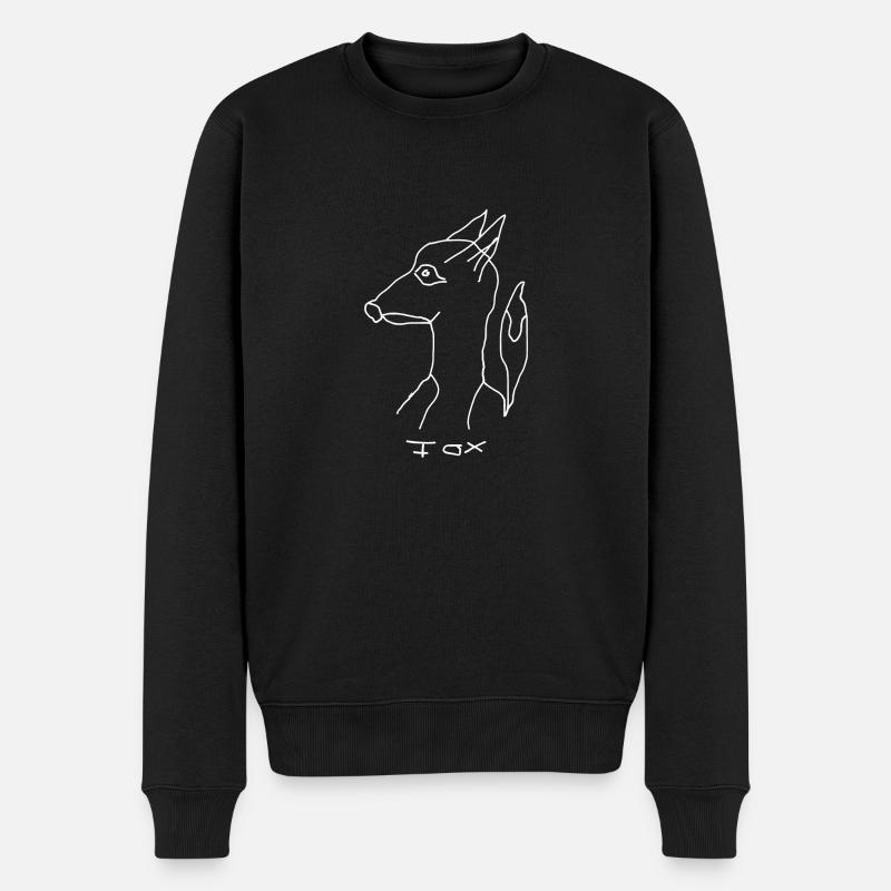 Renard - Pull Premium bio Homme - noir