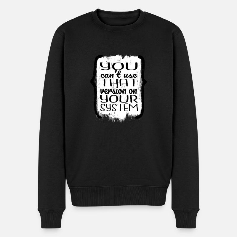 father jokes c sharp programming birthday fun - Männer Premium Bio Pullover - Schwarz