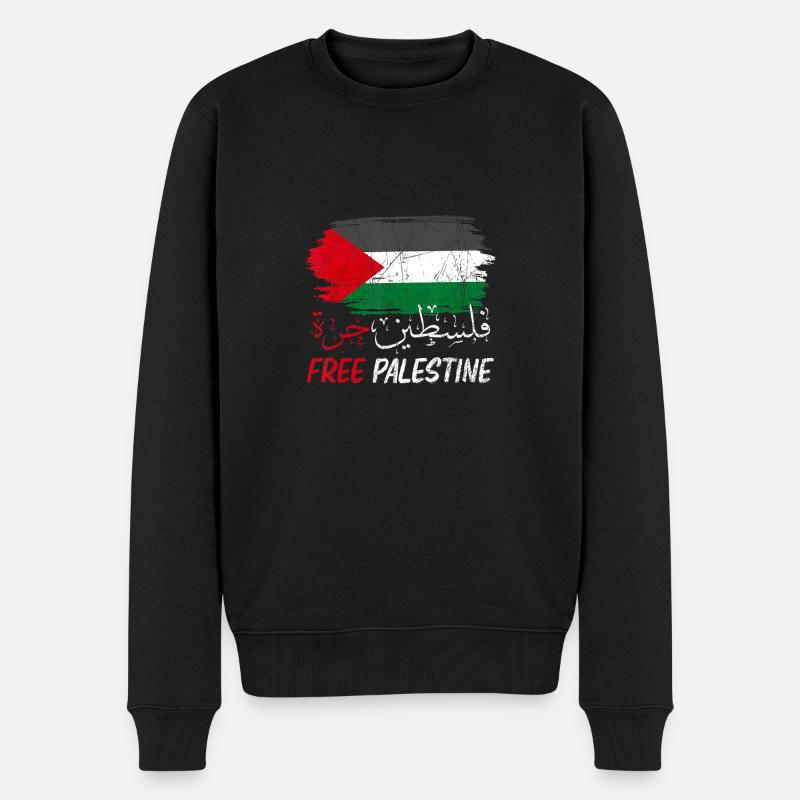 Palestine libre - Pull Premium bio Homme - noir