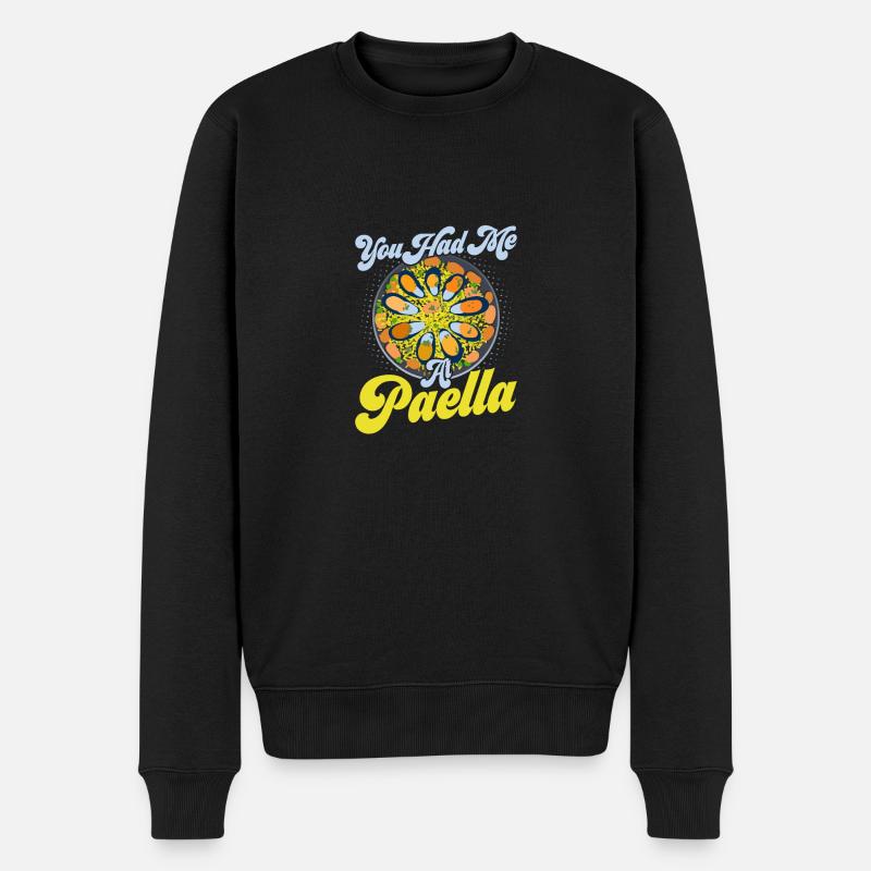 Vous m’avez eu à la nourriture de plat de riz Paella Espana - Pull Premium bio Homme - noir
