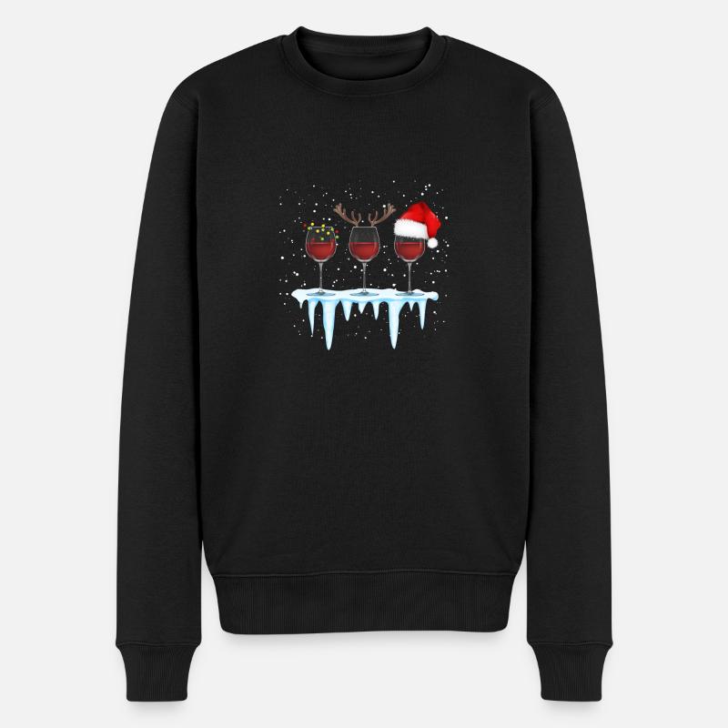 Vin chaud de Noël - Pull Premium bio Homme - noir