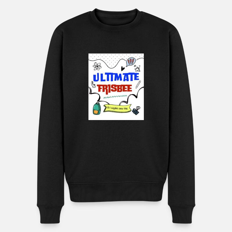 Ulti 55 Weiß - Männer Premium Bio Pullover - Schwarz