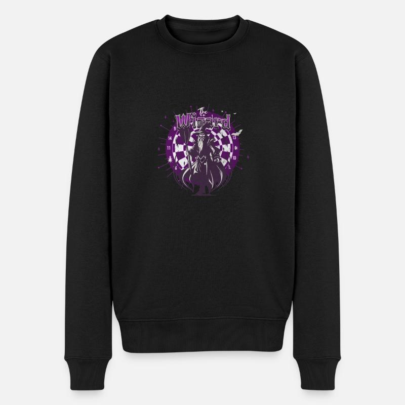 Fléchettes Le magicien - Pull Premium bio Homme - noir