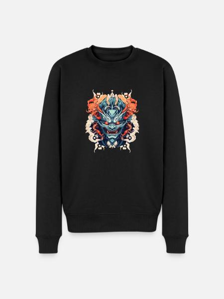 Oni Demon - Men's Premium Organic Jumper - black