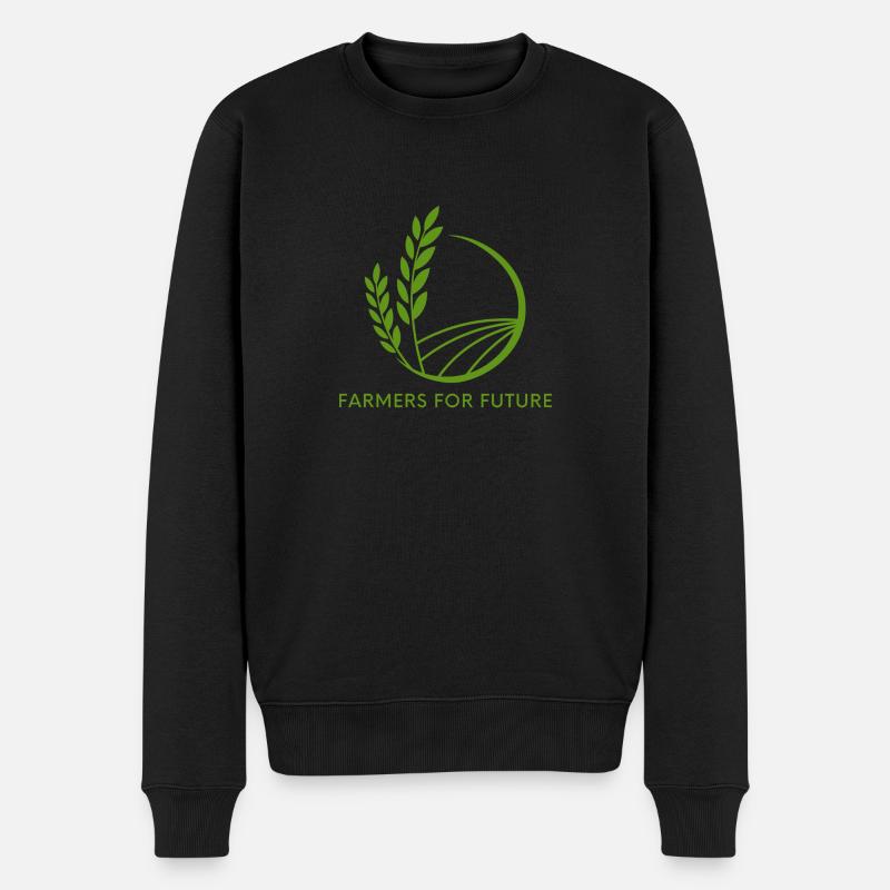 Farmers for Future - Männer Premium Bio Pullover - Schwarz