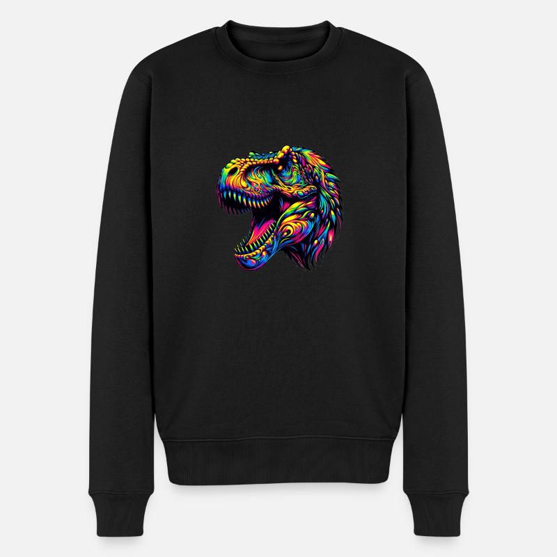 Dinosaure Tyrannosaurus Rex - Pull Premium bio Homme - noir