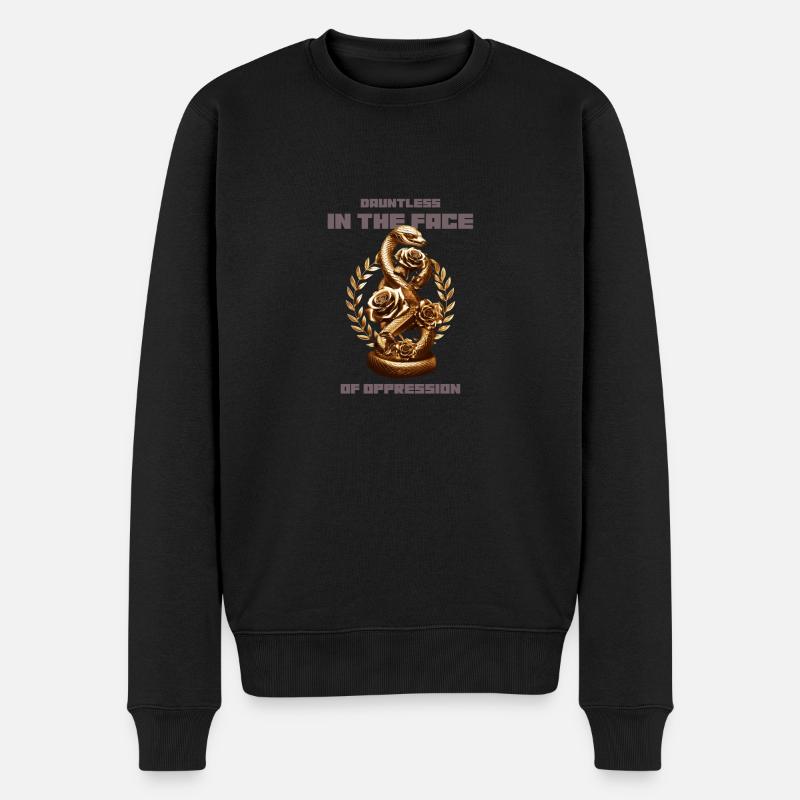 Ne vous laissez pas décourager face à l’oppression ! - Pull Premium bio Homme - noir