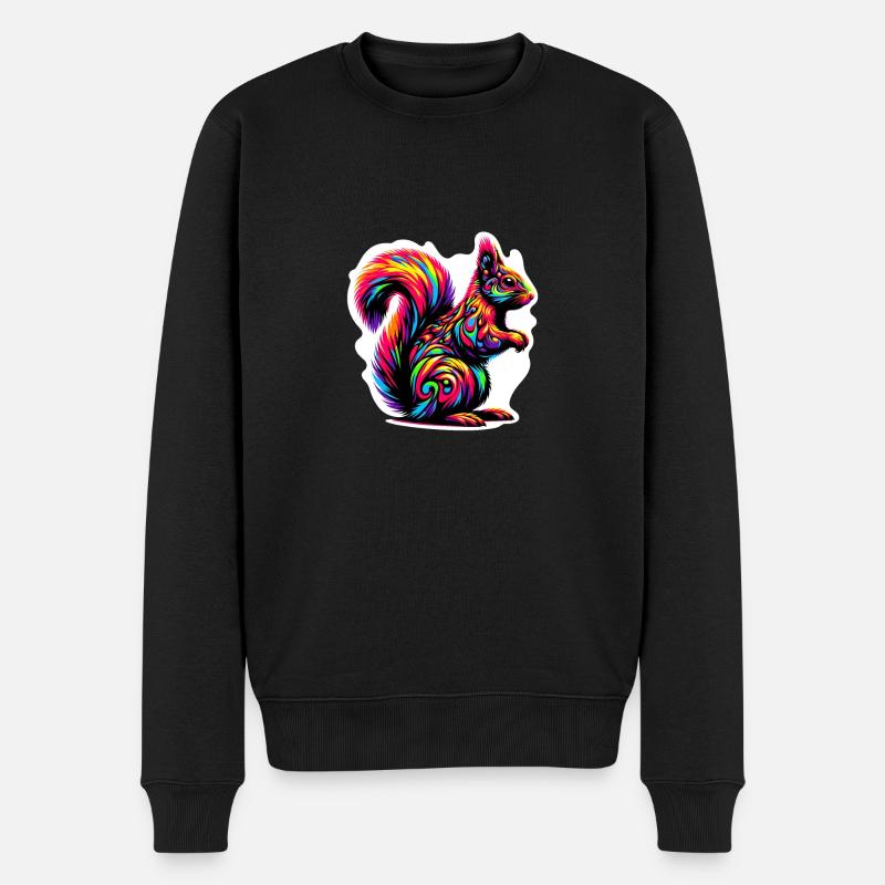 Écureuil - Pull Premium bio Homme - noir
