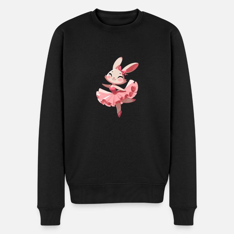 Danse du lapin - Pull Premium bio Homme - noir