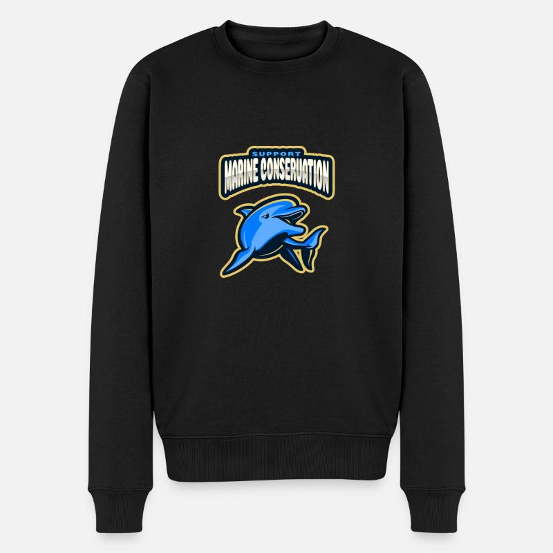 Marine Conservation - Pull Premium bio Homme - noir