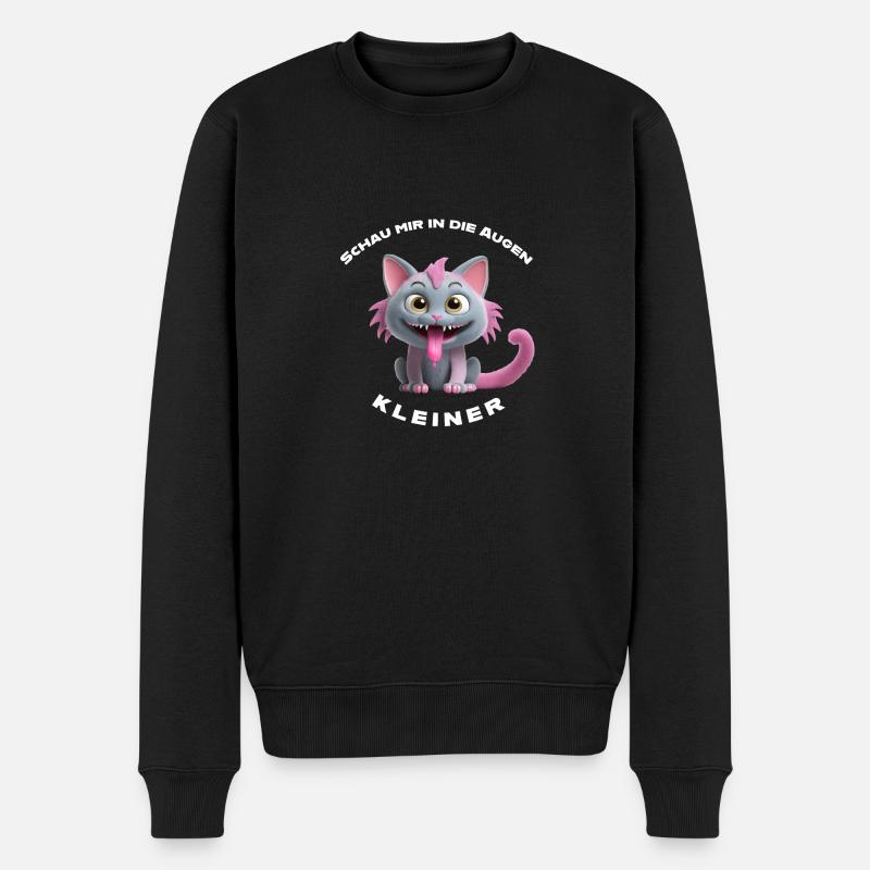 Regarde-moi dans les yeux petit - Pull Premium bio Homme - noir