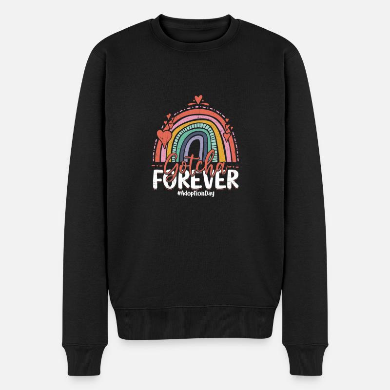 Adoption familiale Gotcha Forever - Pull Premium bio Homme - noir