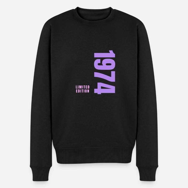 50e anniversaire - Pull Premium bio Homme - noir