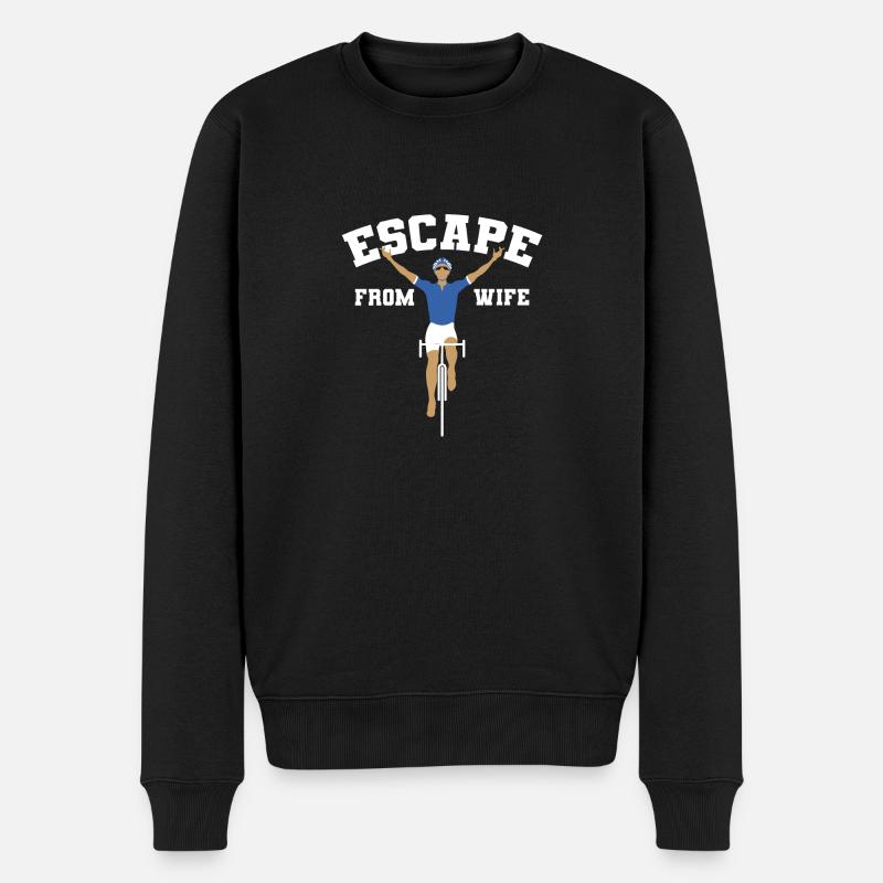 Échappe à ta femme - Pull Premium bio Homme - noir