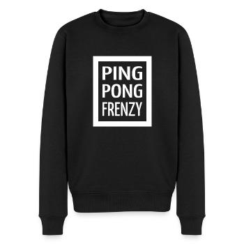 Entraînement professionnel de vélocité de tennis de table - Pull Premium bio Homme - noir - Devant - Nico (187cm)