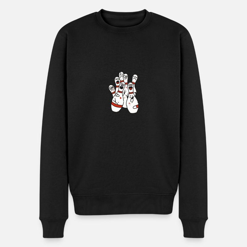 Bowling de fête - Pull Premium bio Homme - noir