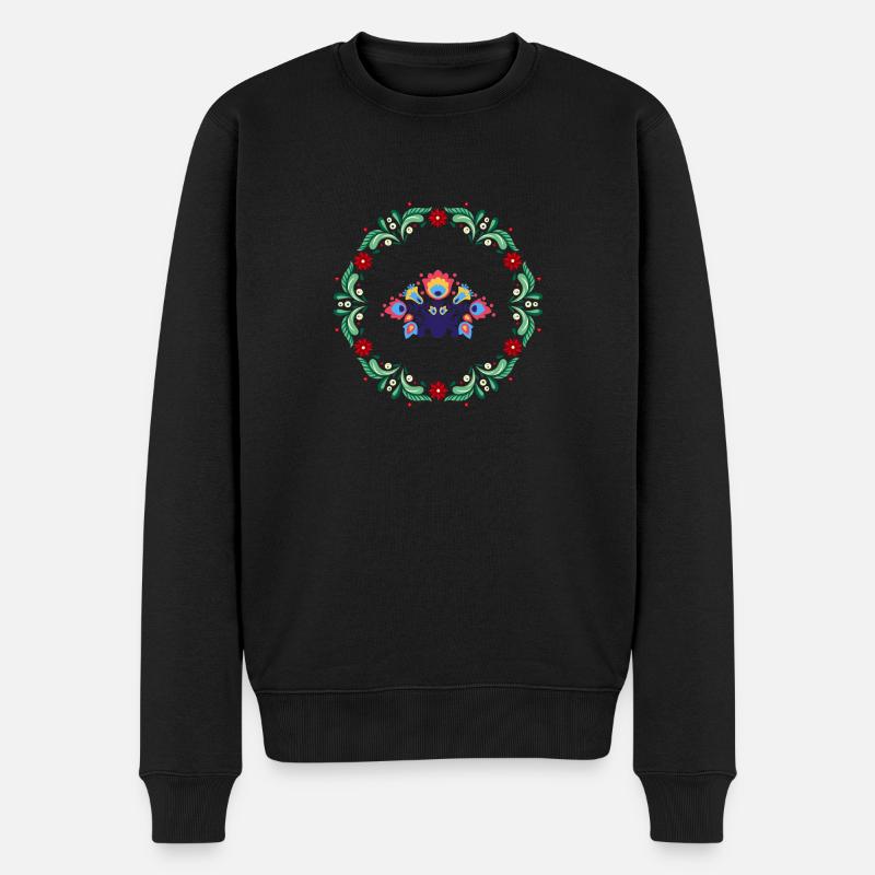 J’aime le folk - Pull Premium bio Homme - noir