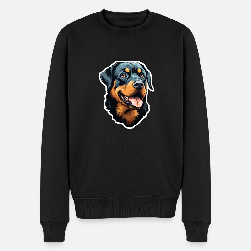 Rottweilerkopf - Pull Premium bio Homme - noir