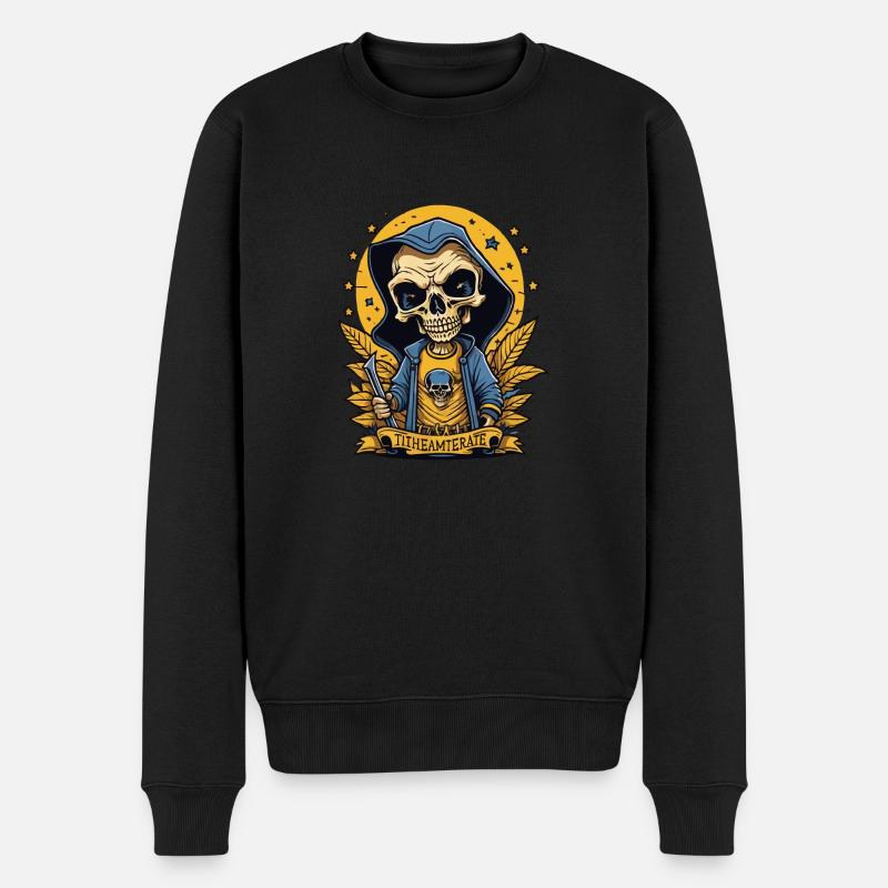 Tod in der Nachbarschaft - Männer Premium Bio Pullover - Schwarz