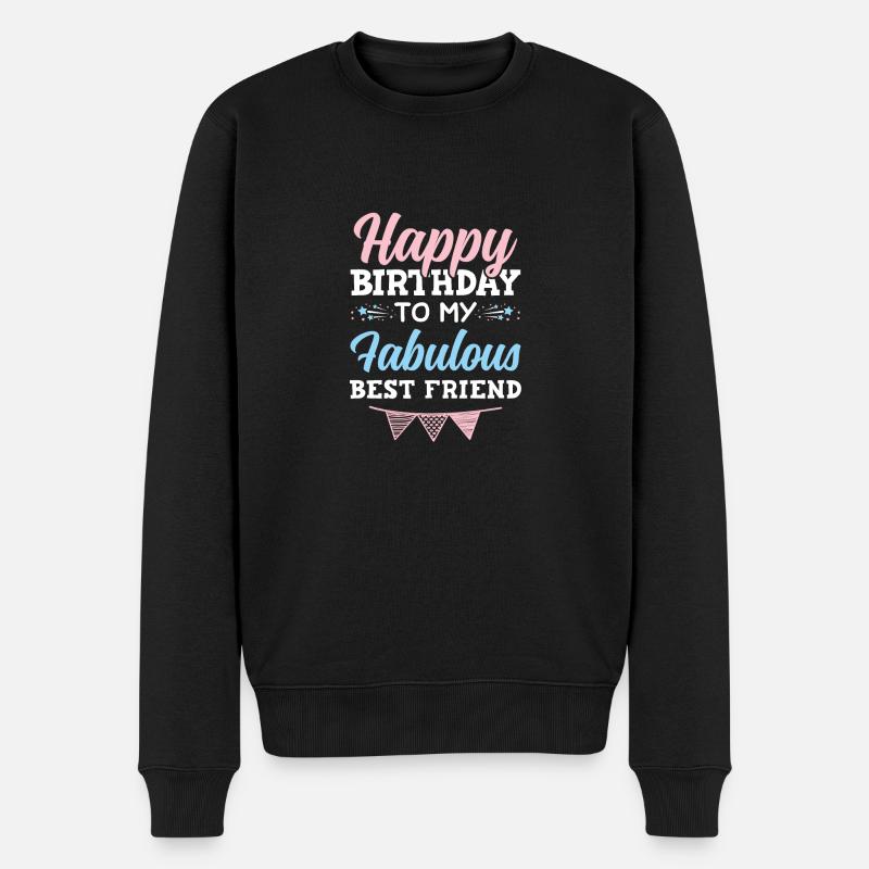 joyeux anniversaire mon ami - Pull Premium bio Homme - noir