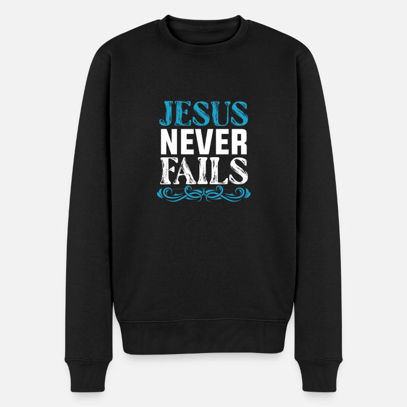 Jésus Dieu - Pull Premium bio Homme - noir
