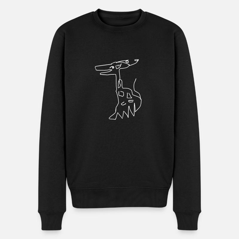 Girafe - Pull Premium bio Homme - noir