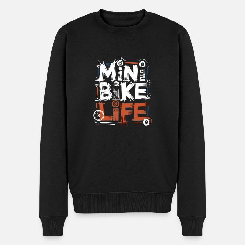 S’amuser à rouler avec des -motos - Pull Premium bio Homme - noir