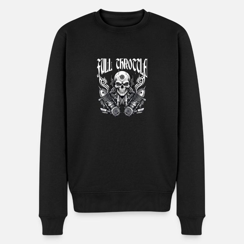Plein gaz - Pull Premium bio Homme - noir