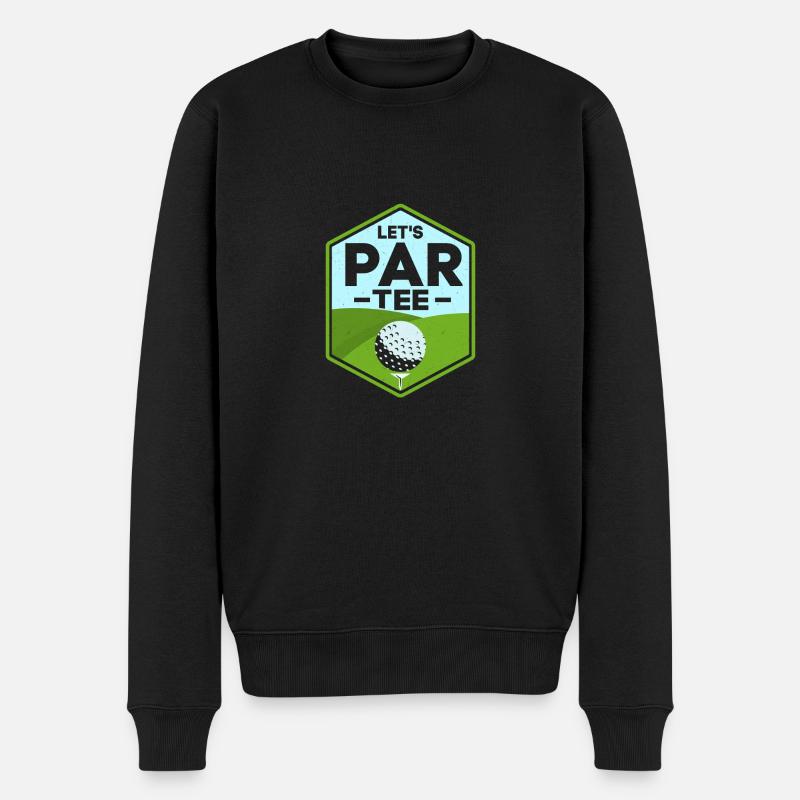 Let’s Par Tee Golf Golfeur - Pull Premium bio Homme - noir