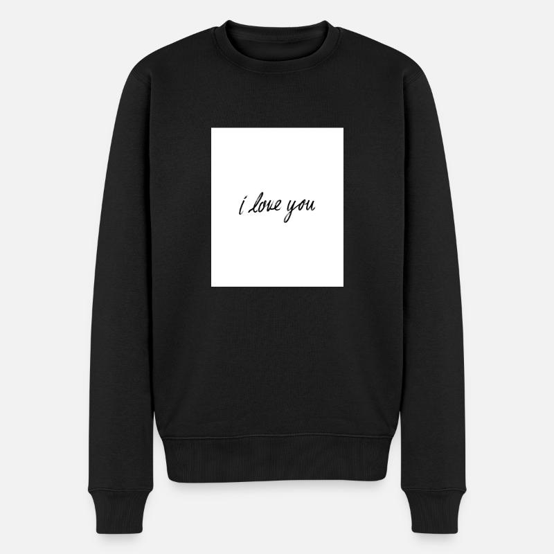 Canva5 - Männer Premium Bio Pullover - Schwarz