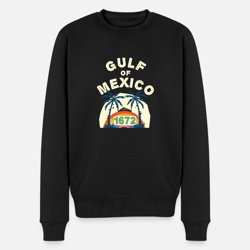 Arc-en-ciel du golfe du Mexique - Pull Premium bio Homme - noir