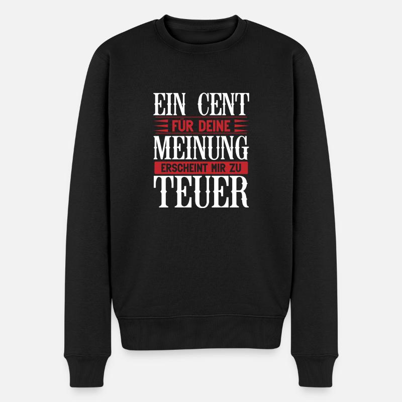 cent1 Plan de travail 1 - Pull Premium bio Homme - noir