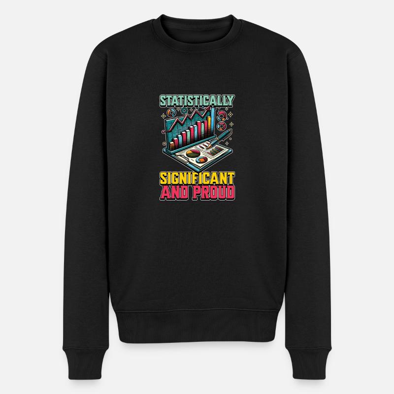 Statisticien Comptable statistiquement significatif - Pull Premium bio Homme - noir
