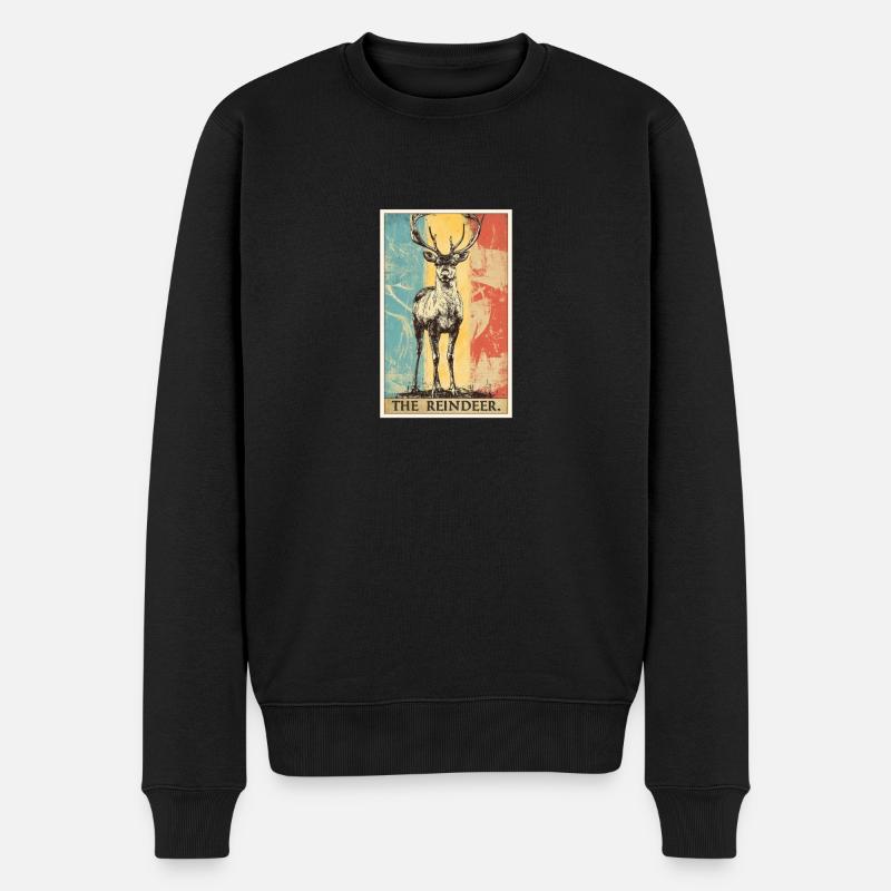 Renne Renne - Pull Premium bio Homme - noir