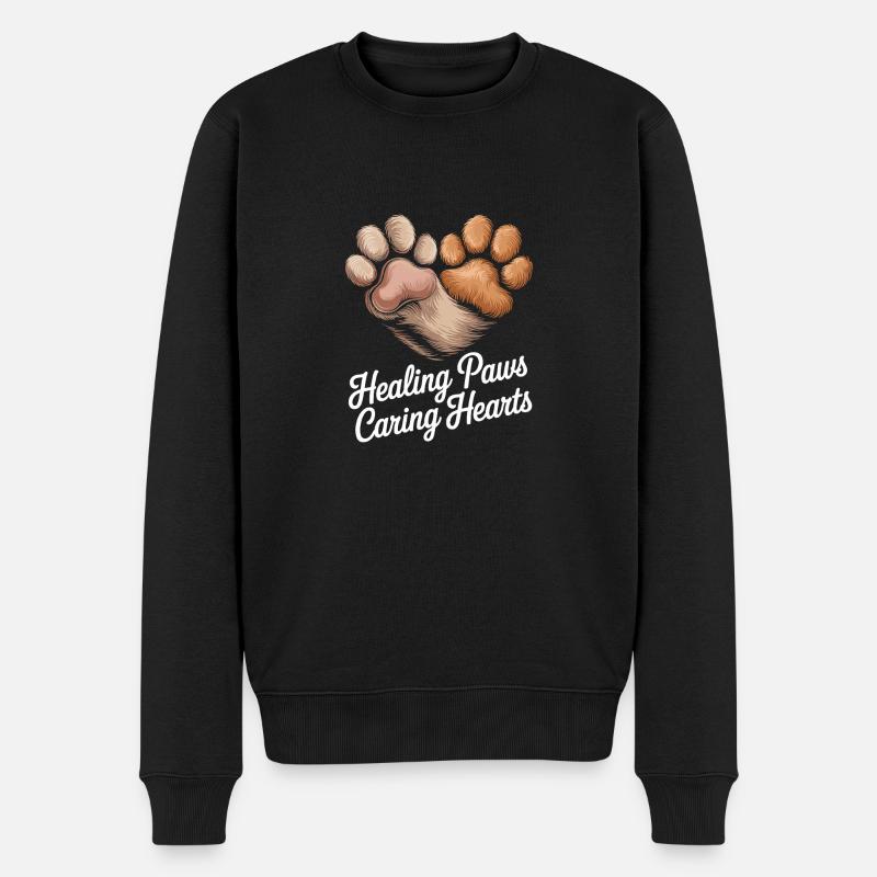 Tierarzte Experte Für Tierärzte - Männer Premium Bio Pullover - Schwarz