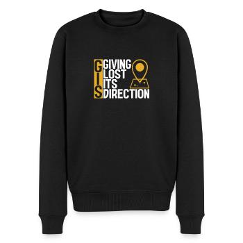 Geografische Informationssysteme - Männer Premium Bio Pullover - Schwarz - Vorne - Nico (187cm)