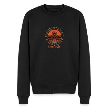 Namaste Nous sommes un Embrassez le calme collectif - - Pull Premium bio Homme - noir - Devant - Nico (187cm)