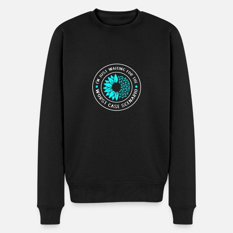 Angststörung Anxiety disorder - Männer Premium Bio Pullover - Schwarz