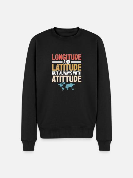 Geographic Information Systems - Men's Premium Organic Jumper - black