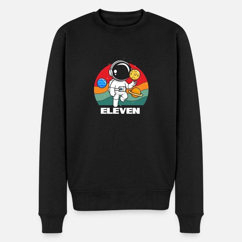 Aventure Galactique Astronaute Elfe - Pull Premium bio Homme - noir