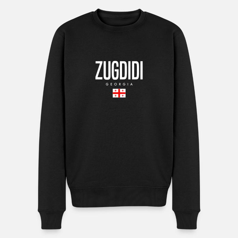 Zougdidi, Géorgie - Pull Premium bio Homme - noir