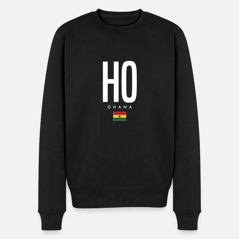 Ho Ghana - Pull Premium bio Homme - noir