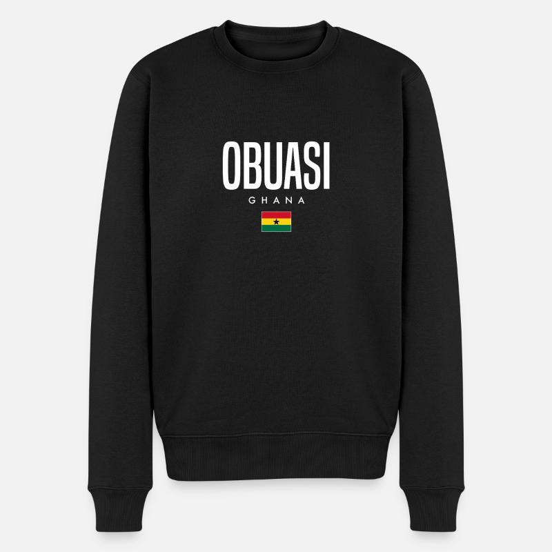 Obuasi, Ghana - Pull Premium bio Homme - noir