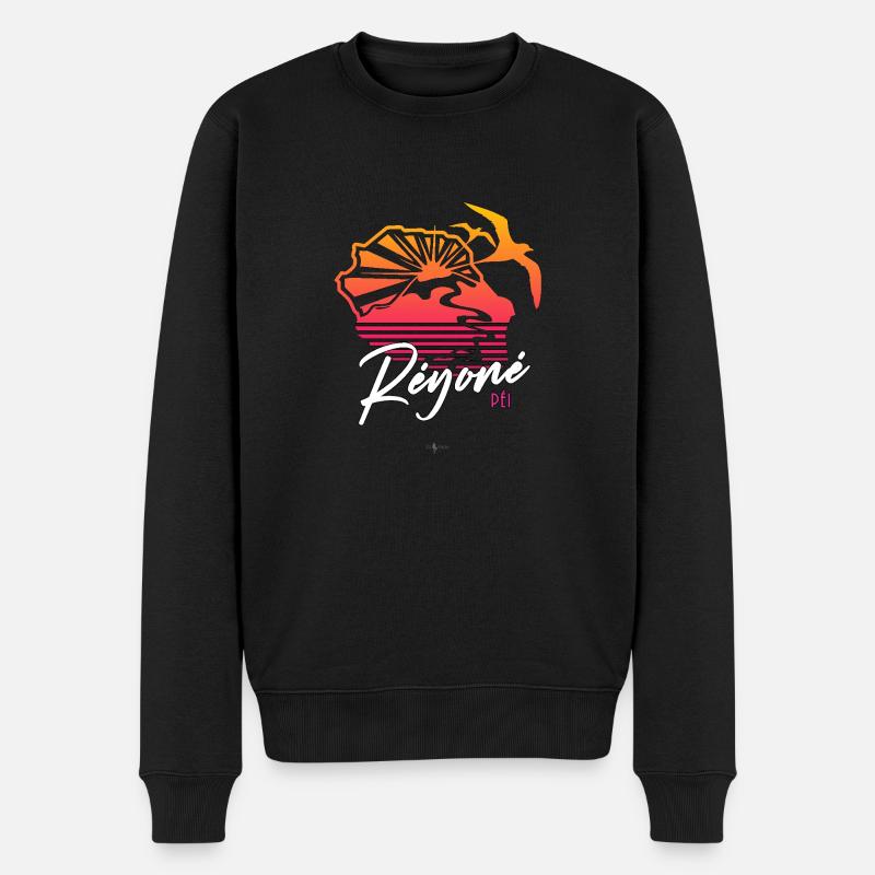 RUN Réyoné Péi - Pull Premium bio Homme - noir