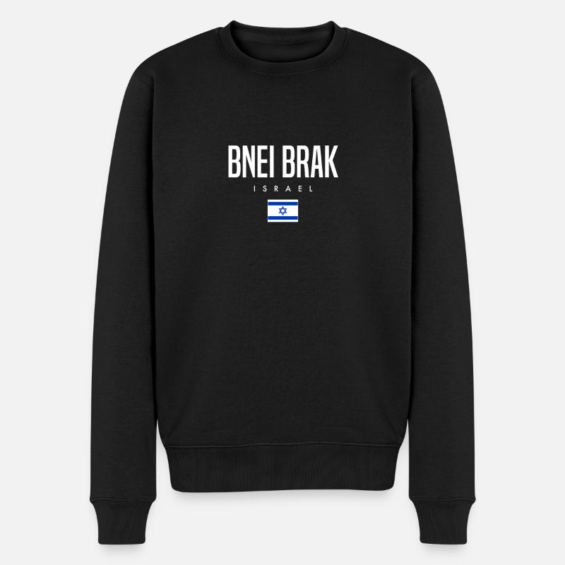 Bnei Brak, Israël - Pull Premium bio Homme - noir