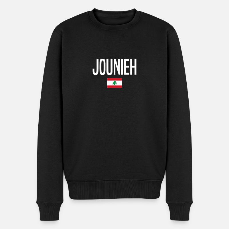 Jounieh Libanon - Männer Premium Bio Pullover - Schwarz