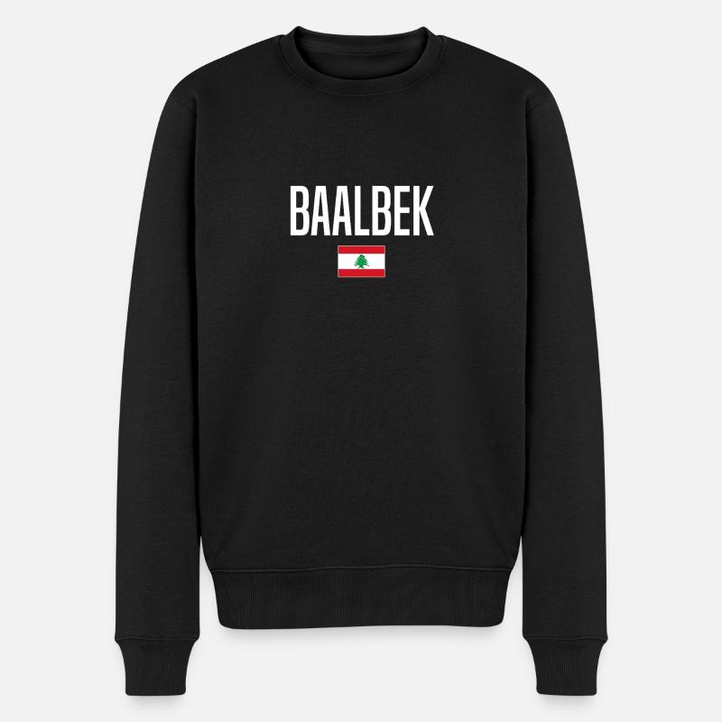 Baalbek Libanon - Männer Premium Bio Pullover - Schwarz