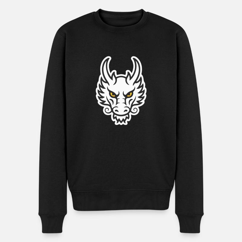 CHEF LEADER - Pull Premium bio Homme - noir